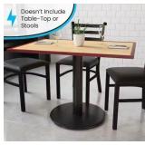 Metal Pedestal Dining Table - Base Only - Seats 2