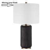 Table Lamp with Fabric Shade