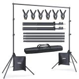 10x7 ft Adjustable Back Drop Photography Studio