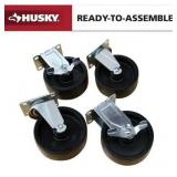 5 in. Caster Kit for Steel Garage Base Cabinets