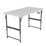 4 ft. Height Fold-in-Half Resin Table