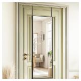 48x14 Inch Full Length Tempered Glass Door Mirror