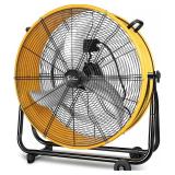 24' Drum Fan 3 Speed Air Circulation for Warehouse