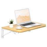 Wall Mounted Folding Table-Size: 22'W x 15.7'D