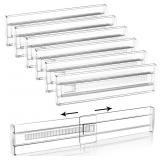 6Pack Adjustable Drawer Dividers11.34-19.88')3.15'
