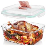 Glass Food Storage Container/Snap Airtight Lids