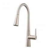 SS Single Kitchen Faucet with Sprayer