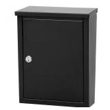 Chelsea Locking Metal Small Mailbox Black