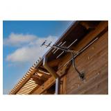 GE Yagi Directional Outdoor HD UHF VHF TV Antenna