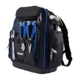 Kobalt Black/Blue Polyester  Zippered Backpack