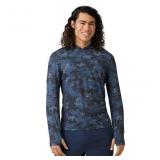 Men's Gray Light weight Knit Long sleeve Hoodie-XL