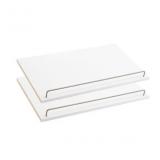 2 -Pack White Wood Shoe Storage 23.74-in x 2.11-in