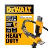 DEWALT 4-ft USB Lightning Black Cable