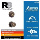 Exterior Single-Cylinder Deadbolt/Keyed Entry Door
