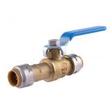 1/2-in Push-to-connect Brass Ball Valve
