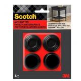 2Pack1/ in &1Pack7/8in Black Rubber Chair leg tips