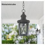 1 -Light Outdoor Hanging Pendant Light