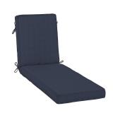 47x23 Navy Patio chaise lounge chair cushion- 2Set