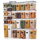 32pcs Airtight Food Storage Containers Set