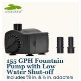 Water Shut-off 155 -GPHElectric Fountain Pump