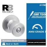 RELIABILT SS  Privacy Interior Door Knob