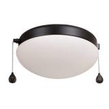 10.25-in 1 -Light Bronze LED Ceiling Fan Light Kit
