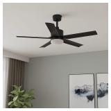 44-in Mount Ceiling Fan With Light/Remote/5 -Blade