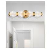 21.6-in 4 Light Brushed Gold Vanity light bar