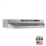 30 inch 50-CFM SS Finish Under Cabinet Range Hood