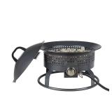 18.5-in W Steel Round Portable Liquid