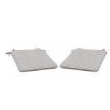 18-inx19-in Grey Starburst Patio chair cushion2pcs