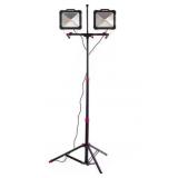 10,000-Lumen Twin-Head LED Work Light