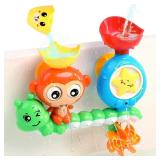 G-WACK Bath Toys for Toddlers Included a slide.