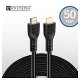 Utilitech 4k HDMI to HDMI 50-ft Black