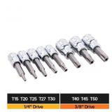 Kobalt 8Piece 1/4-in 3/8-in Drive Socket Set