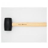 16 -oz Rubber Head Wood Handle Rubber mallet