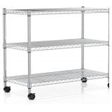 3-Tier Storage Shelves 750Lb Capacity