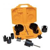 Spyder Adjustable Hole saw kit Set 14Pcs/Hard Case