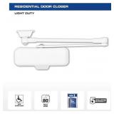 Light Duty White Residential Door Closer