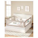 3-Piece King Size Bed Rails for Toddler