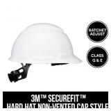 Class G E White Hard Hat