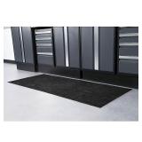 30-in x 72-in Black Vinyl Non-Slip Grip Runner Mat