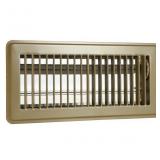 RELIABILT 4-in x 10-in Steel Brown Floor Register