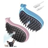 3 in1 Cat Steamy Brush /Care Solution 2Pcs-Set of2