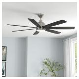 60-in Ceiling Fan/Light and Remote Control 7-Blade