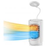 Electric Ceramic Small Heater with LED Light