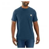 Carhartt Men's Blue Short sleeve T-shirt ( L )