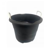 Large 18 -Gallons ( 72 -Quarts ) Black Tote