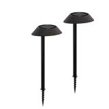 2-Pack 90-Lumens Solar LED Outdoor Path Light Kit