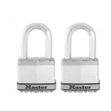 Outdoor Keyed Padlock2in Widex1-1/2in Shackle2Pack